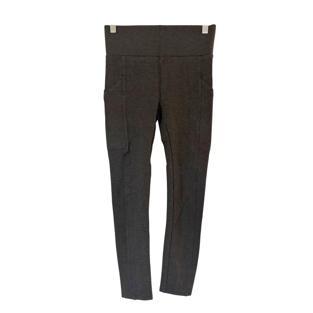Lou & Grey for LOFT Charcoal Gray High Waisted Pocket Leggings XS